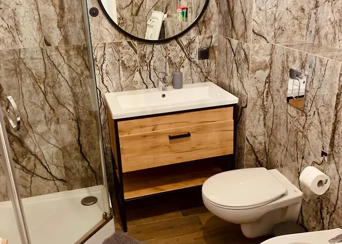 アパート Center - Dwie Sypialnie I Parking *